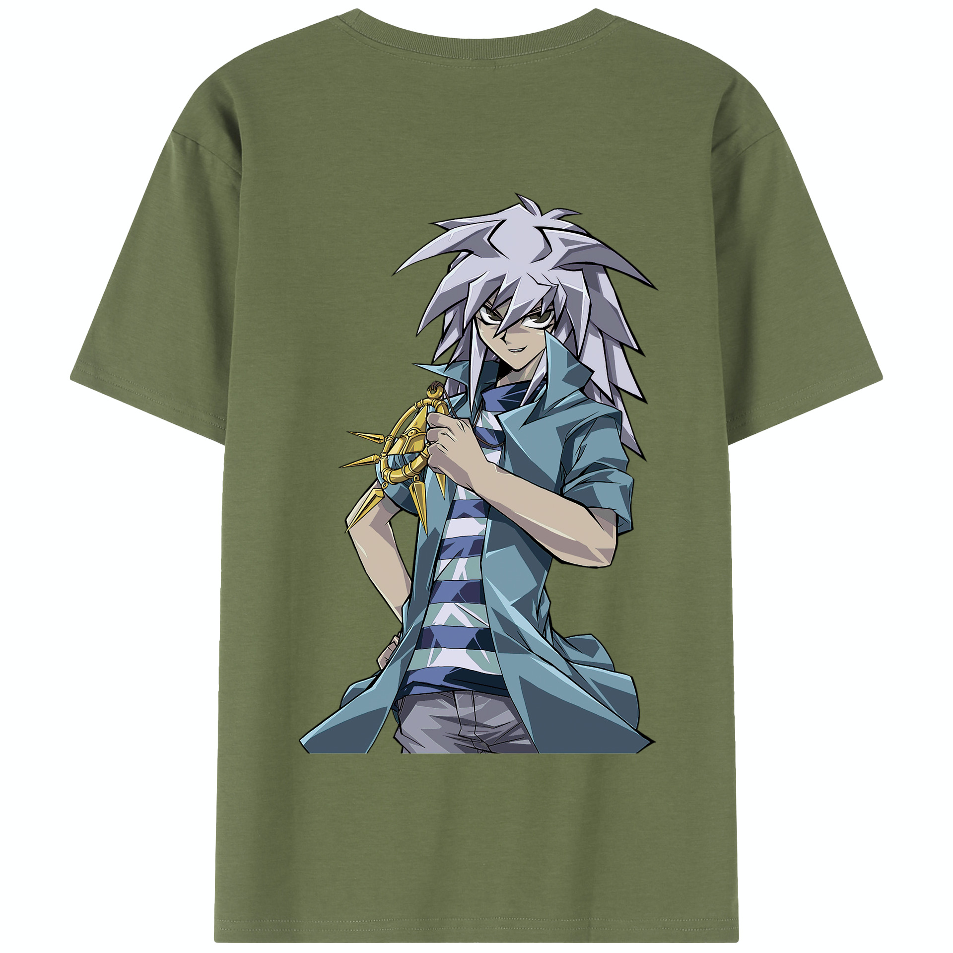 （画像用） 遊☆戯☆王 Yu-Gi-Oh! 綿100％半袖Tシャツ（背面プリント）
